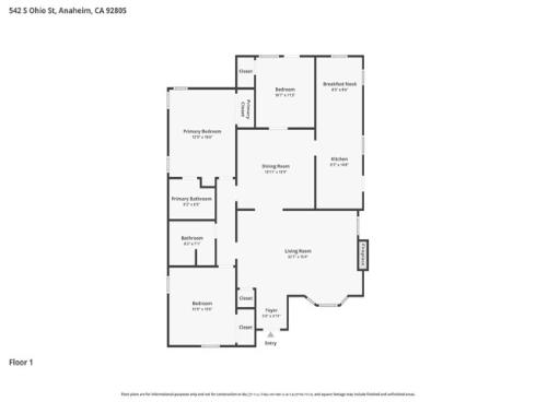 542 S Ohio   Street, Anaheim, CA