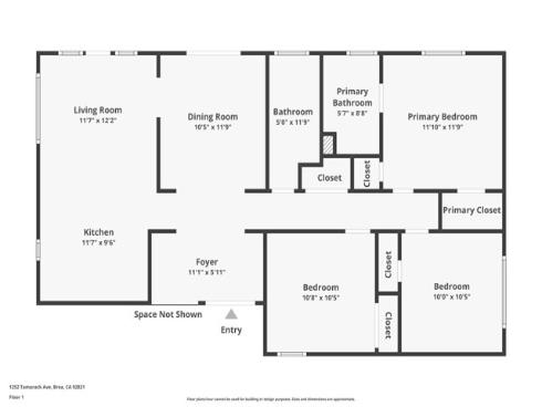 1252  Tamarack  , Brea, CA