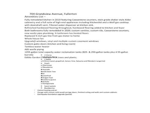704  Grandview  , Fullerton, CA