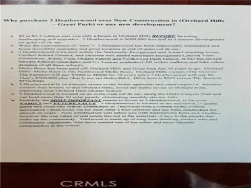 3 Heatherwood , Irvine, CA