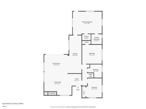 624 N Walnut  , La Habra, CA