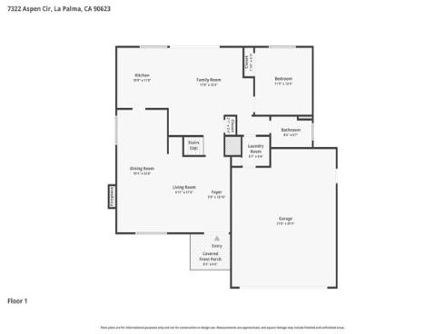 7322 Aspen , La Palma, CA
