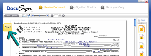 DocuSign How to fill out form