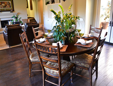 Dining room and house sold by Jansen Team