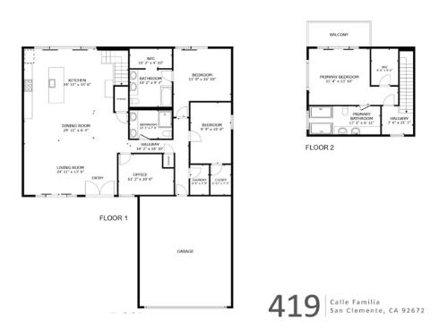 419 Calle Familia , San Clemente, CA